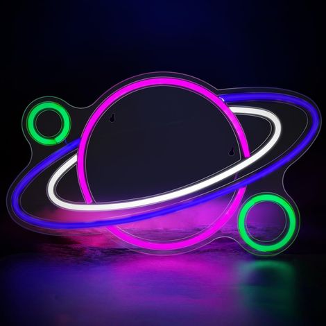 Lampe néon flamant rose à LED Fonctionne avec piles sur USB Pour chambre à coucher salon fête Noël mariage décoration d intérieur (1/5)