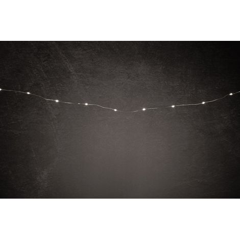 TrendLine LED-Lichterkette Mini Außen 7,9 m warmweiß mit Timer, 8 Lichteffekten Lichterketten (1/2)
