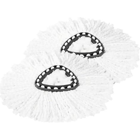 Ahlsen 2er-Pack Spin Mop-Ersatzköpfe – für alle Hartböden – tötet mehr Bakterien mit nur Wasser ab (1/5)