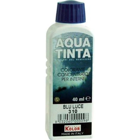 COLORANTE ACQUA AQUATINTA - 310 BLU LUCE ML 40 - 10 pezzi