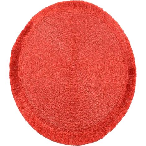 Sottopiatto natalizio in pet per tavola di Natale e festività da Ø 38 cm -Rosso (1/2)