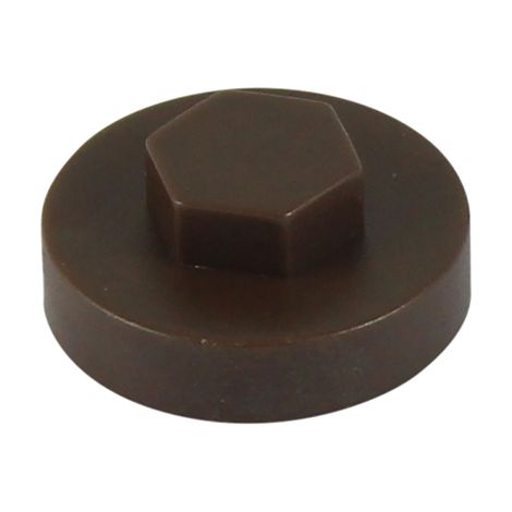TIMCO Hex Head Cover Caps VanDyke Brown - 16mm