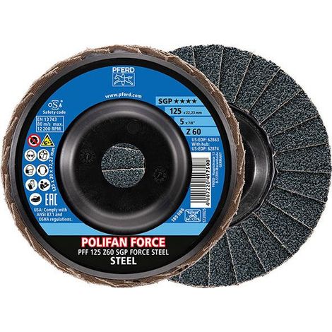 Disque à lamelles FORCE SGP ACIER 125 mm Z 60 chevaux