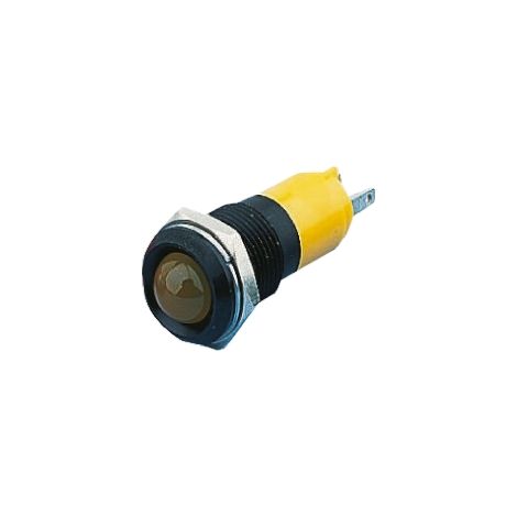 Voyant LED lumineux Jaune RS PRO, dia. 14mm, 2.1V c.c. ( Prix pour 1 )