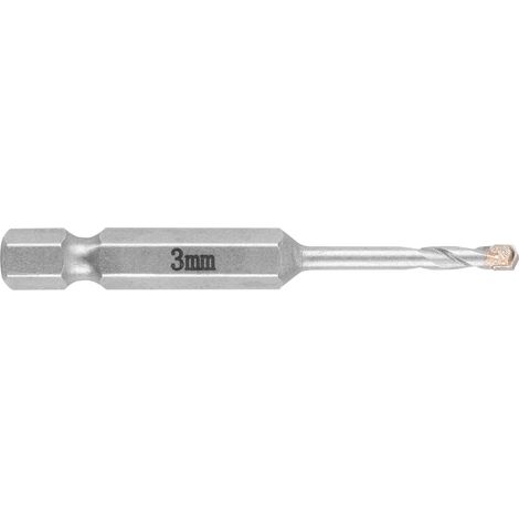 Broca hexagonal de 3 mm para hormigón (1/5)
