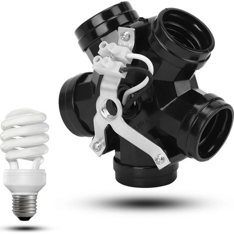 2 Stück 5-flammige E27-Lampenfassungen für DIY-Beleuchtungszubehör, 220–250 V (1/5)