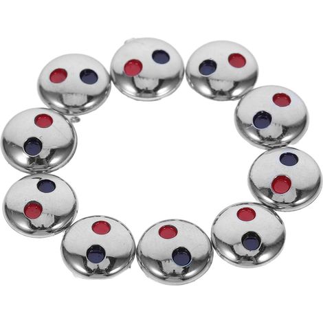 Lot de 10 étiquettes de logo de robinet pour remplacer les robinets Étiquette pour eau chaude froide signe pour eau chaude et froide Étiquette pour la cuisine ABS (1/5)