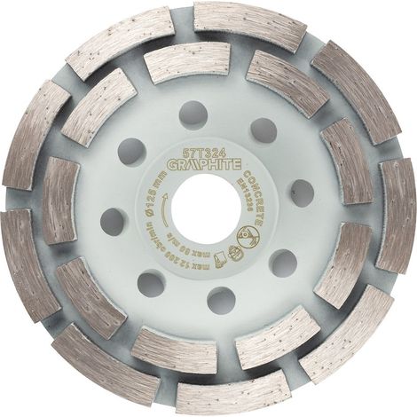 Schleifscheibe graphite 57t324 125 mm 2 Diamantsegmente