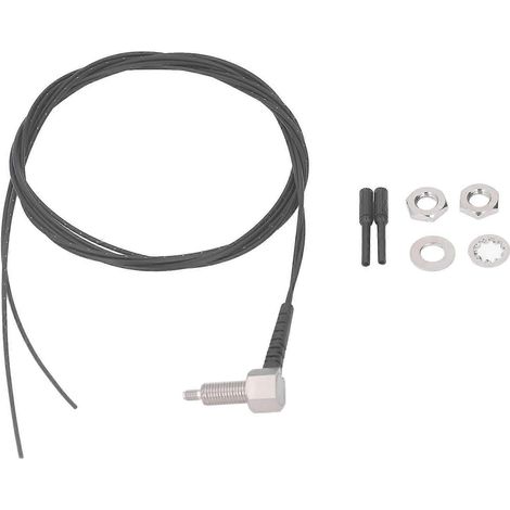 Glasfasersensor, optische Reflexionssonde, Kabel, elektronisches Bauteil, 0–830 mm Messbereich, M6-Gewinde