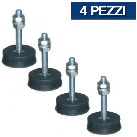 PIEDINI BASE PER CLIMATIZZATORI A PAVIMENTO ANTIVIBRANTE T2 PZ.4 (28691)