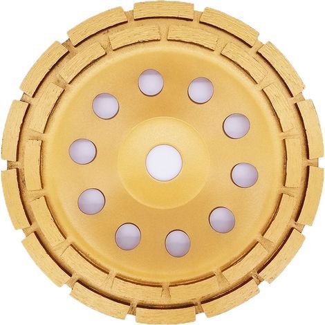 AIDUCHO Diamant Meule 180 X 22,2 Mm - Turbo Diamant Meule Boisseau Pour Béton, Granit, Pierre, Marbre, Pierre, Maçonnerie, Brique, Crépi, Béton Ciré (1/5)