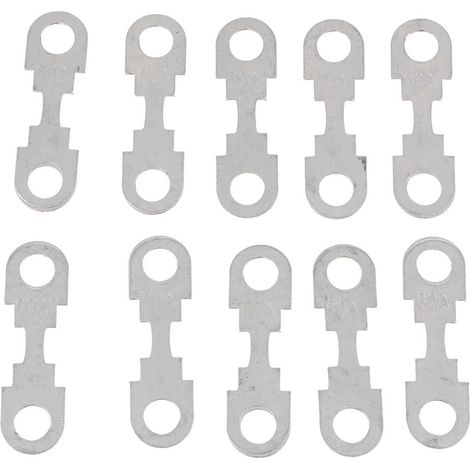 Bande à Fusible En Métal Plat De 10 Pièces Pour Le Siège VW Audi Skoda Ford 12V 60A (1/5)