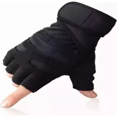 1 Paire Gants de musculation,poignées en silicone,palmes renforcées,sangles ajustables,pour fitness et haltérophilie (1/5)