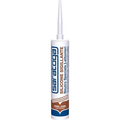 Silicone  NEUTRO RAME - SARATOGA - LAMIERE PVC EDILIZIA
