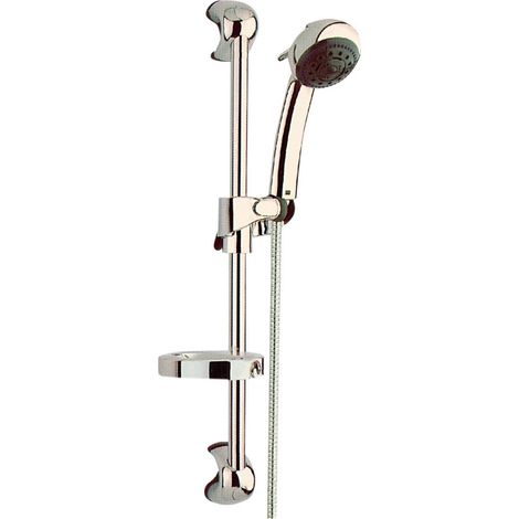 doccia saliscendi Europa cm 60 h doccetta 5 getti 25 mm con portasapone (1/2)
