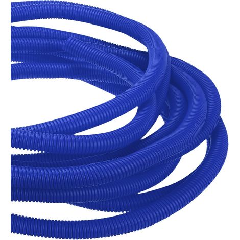 Gaine Fendue Tubulaire 1 Pouce pour Bureau Maison Jardin Bleu (1/5)