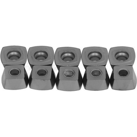 10 Stück Hartmetall-Dreheinsätze, indexierbar, beschichtet, für Holzfräs- und CNC-Drehmaschinen SDMT120512-GH