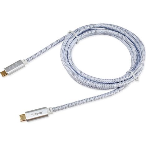 Equip Kabel USB-C3.2-C Gen2 4K  PD100W St/St  3.00m    weiß (128360)