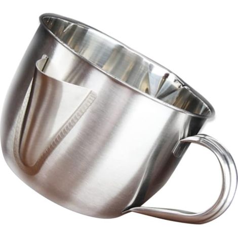 Séparateur De Graisse - 1 Pièce - Acier Inoxydable - Filtre À Huile - Pour Soupes Et Sauces - 1000 Ml (1/5)