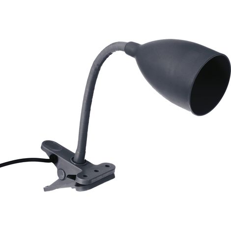 Sily Lampe mit Klemme, dunkelgrau (1/3)