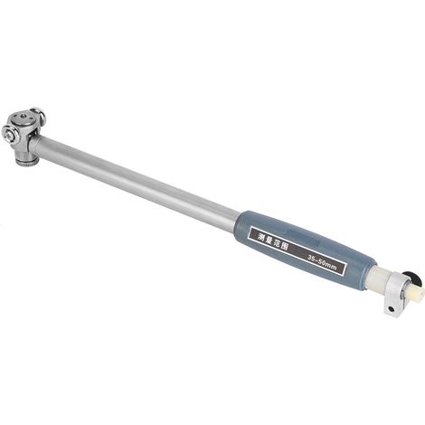Indicateur d'alésage à cadran 3550 mm avec kit d'embouts, en alliage d'aluminium, pour diamètre intérieur 35-50 mm