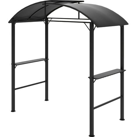 Pavillon de jardin, design coupe-vent, agencement spacieux, Gris Foncé (1/2)
