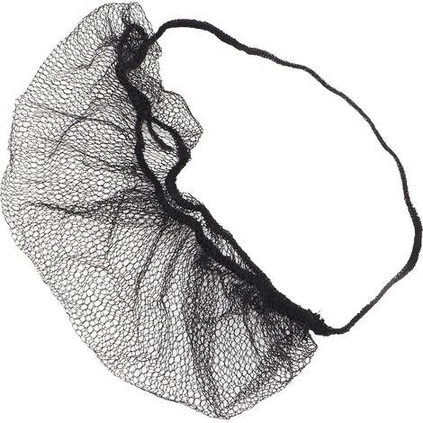 100pcs Protège-Barbe, Filets de Protection de Barbe, Couvre-barbe Jetables Couvrant les Poils du Visage pour les Restaurants, les Installations de Production Alimentaire, les (Le noir) (1/5)
