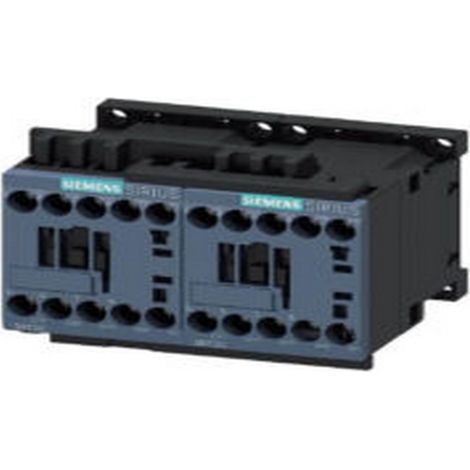 Teleinvertore Reversibile, serie 3RA, 3 poli, 3NO (principale), 9 A, 4 kW, bobina 24 V c.c.