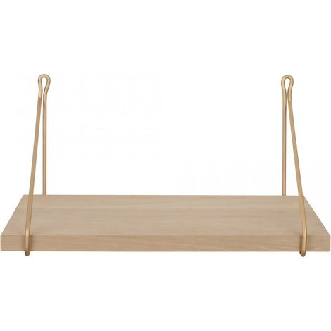 Etagère Vintage Chêne Premium Brut 40 x 25 cm (1/4)