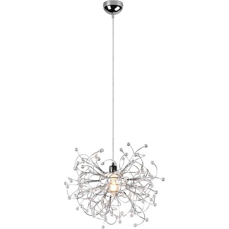 Suspension GLORIA métal chromé Ø52cm E27 RL réglable (1/5)