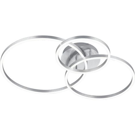 Plafoniera Moderna Winona Nichel Led Dimmer Rgbw Trio Lighting (1/5)
