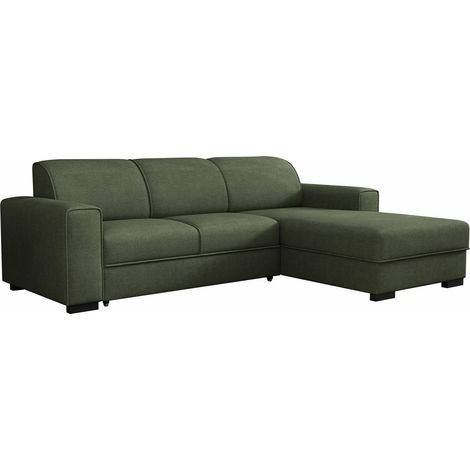 Sofá rinconero Columbus 186, Crown 12, Función de descanso, Almacenaje, 260x182x90cm, 0