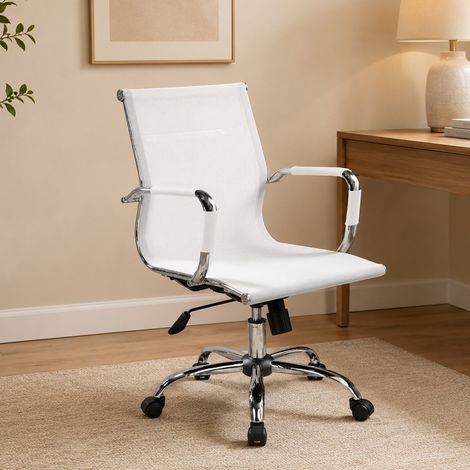 Bürostuhl mit Rollen - Grauer Sessel (1/5)