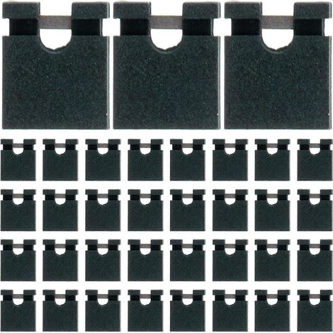 Kit de test de carte mère avec capuchons de cavalier en plastique noir (100 pièces) (1/5)