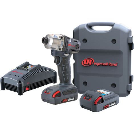 Ingersoll Rand Clé à choc sans fil W5111-K22-EU, 1/4", 20 V, 2x 5,0 Ah + chargeur (1/3)