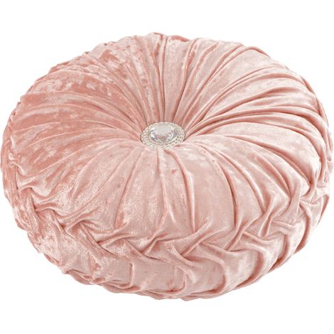Housse de coussin rose style princesse avec fleurs, haute qualité, 35×35×12cm, pour canapé, bureau et lit (1/5)