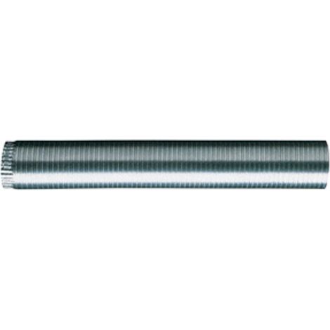 TUBO FLESSIBILE ESTENSIBILE ALLUMINIO NAT. D 8 CM- 6,0 pz