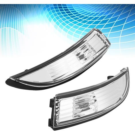 Coppia di indicatori di direzione per specchietti retrovisori auto per Ford Fiesta 09-15 (1/5)