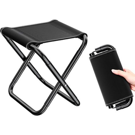 Silla plegable de camping,Serie para exteriores,Plegable de aluminio ultraligero,Capacidad de carga de 120 kg,Tejido Oxford (1/5)