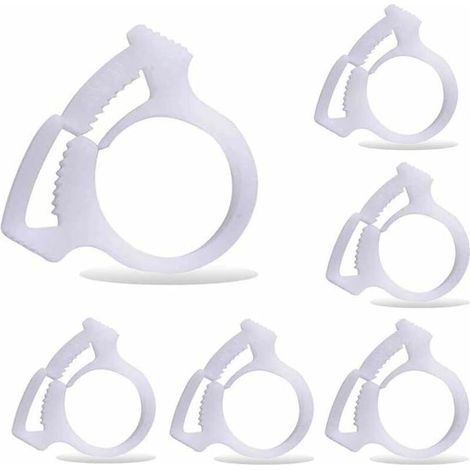 6 pièces B15 pinces de fixation du tuyau de balayage de piscine, convient pour le nettoyeur de piscine Polaris 180 280 360 380 480 (1/4)