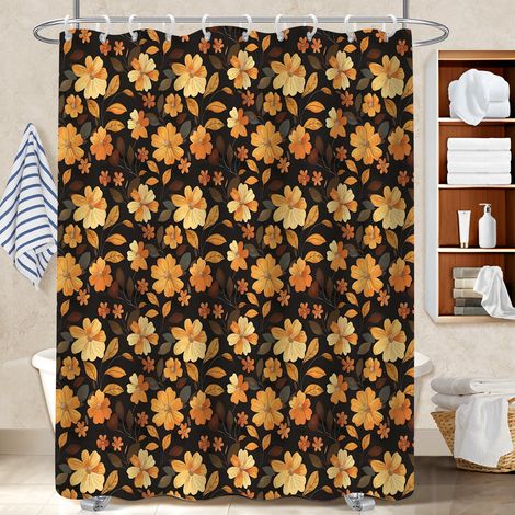 Kit rideau de douche en polyester 180x180 antifongique bâche polyester douche pour un moment de détente absolue (1/5)