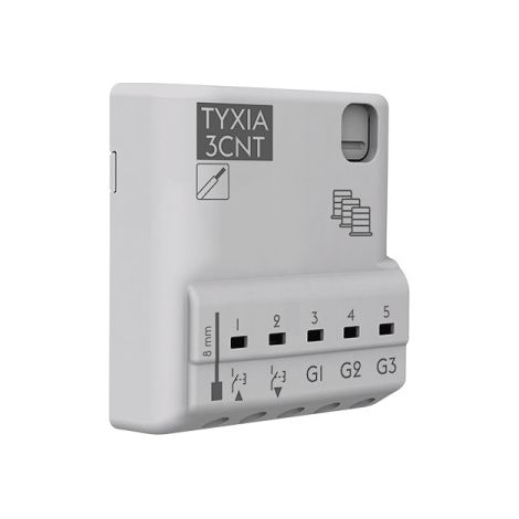 Delta Dore – Pilotage filaire pour volet roulant – Centrale et boitier de commande – Faible consommation énergétique – Compatible avec récepteur TYXIA 3730