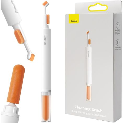 Cepillo de limpieza para auriculares Baseus blanco (NGBS000002) (1/5)