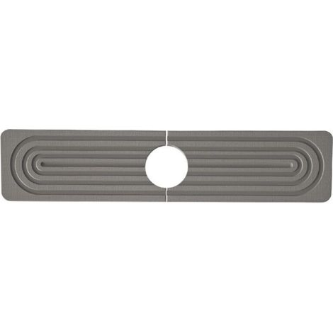 Protection anti-éclaboussures pour robinet d'évier de cuisine en diatomite, 61 cm, plateau d'évier de séchage en pierre soignée, moderne, tapis absorbant pour comptoir de cuisine (gris foncé, 60 x 10