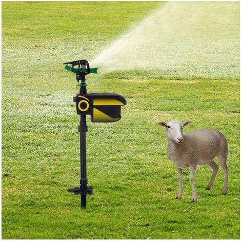 Répulsif pour Animaux Solar,Anti Animaux,Répulsif d'animaux avec Détecteur de Mouvement,Noir,jusqu'à 120 m² (1/5)