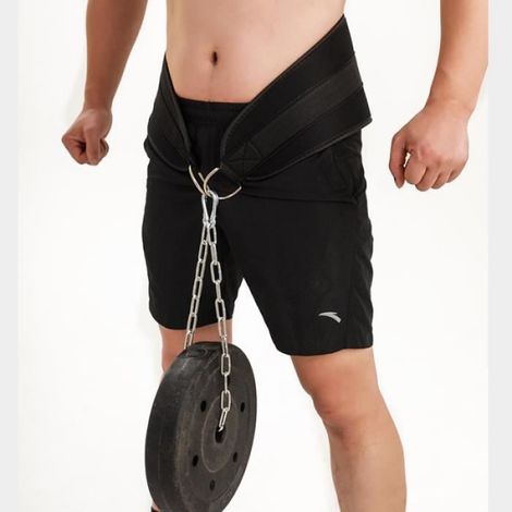 Ceinture lestée - - Noir - Support dorsal - Ajustable - 100 kg max (1/4)