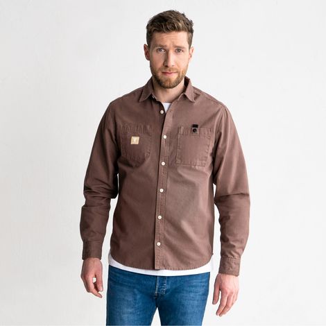 STIER Heavy Work Shirt Canvas bci cotton XL Signature Brown (1/5)