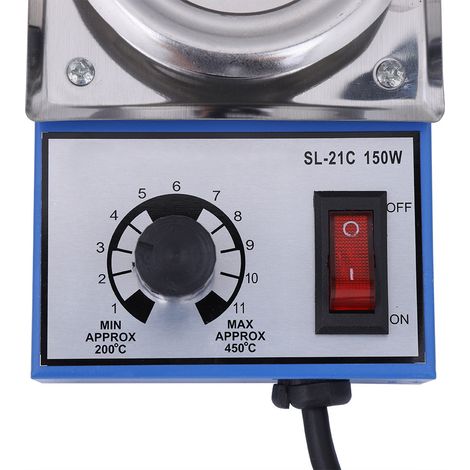 Bain de soudure/dessoudage 220 V 150 W, 50 mm, ST-21C, température maximale 450 °C (1/5)