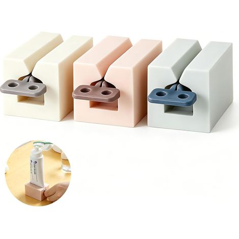 Toothpaste Squeezers with Frosted Handle, Toothpaste Tube Squeezer and Practical Dispenser for Bathrooms, Toothpaste Dispenser for Children and Adults, Cream Saver and Toothpaste Tube (1/5)