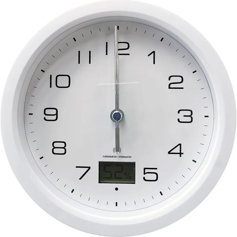 Horloge murale radiopilotée Technoline WT 3100 blanche (1/2)
